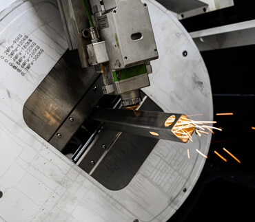 Laser cuttin of pipes